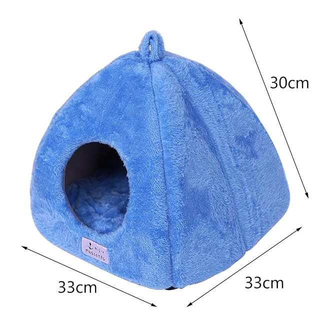 Foto 4 de 8 de Cama Cueva para Gatos y Perros pequeños Felpa Suave y cálida Base Antideslizante cojín extraíble y Lavable…