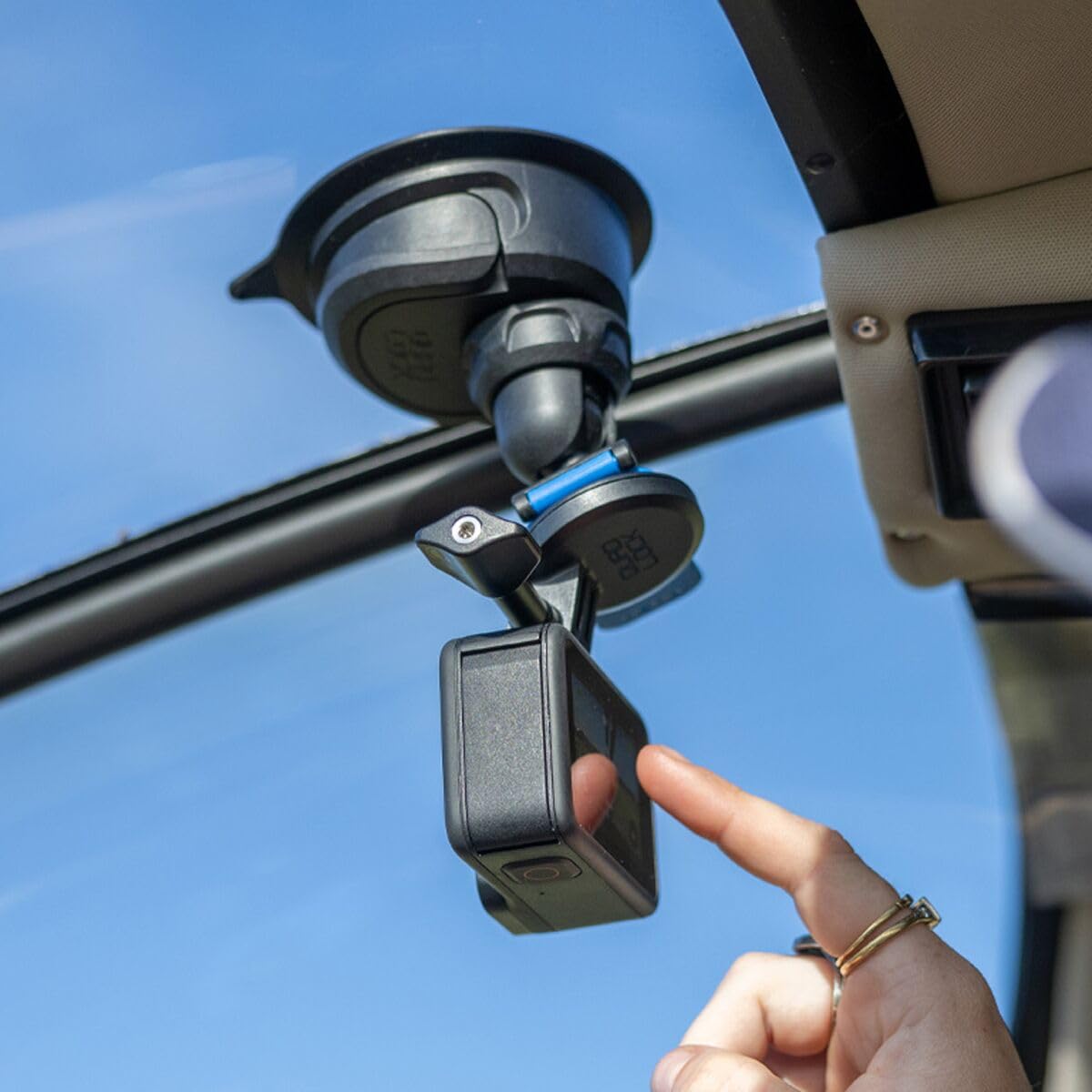 Quad Lock Adaptador para cámara de acción: compatible con GoPro, OSMO Action y otras cámaras