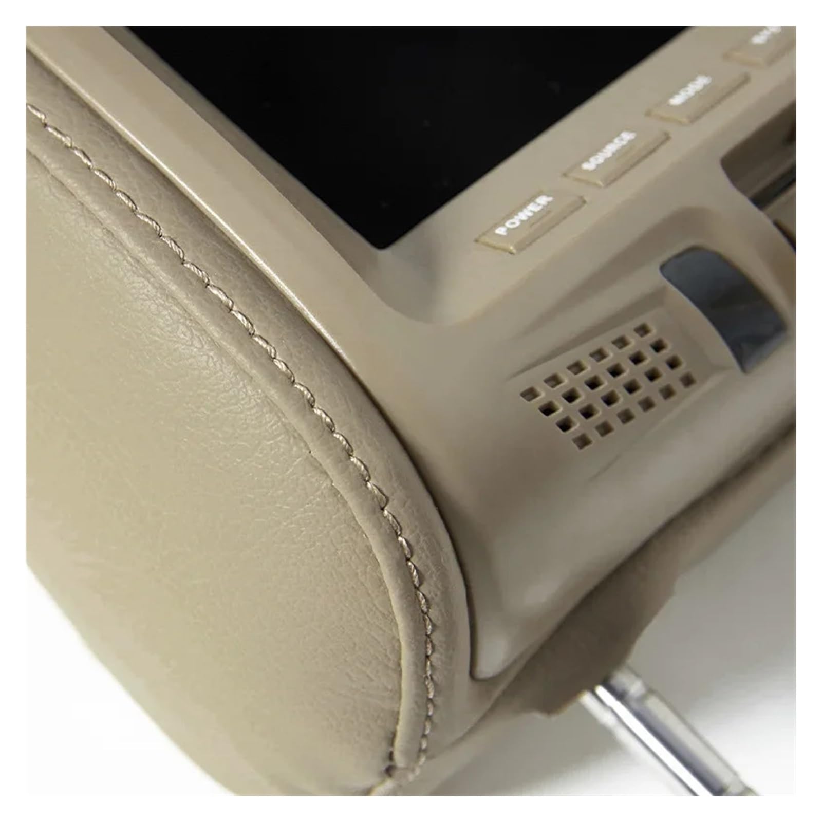 Lecteur DVD de Voiture Moniteur D'appuie-tête De Voiture Universel 7 Pouces TFT LED Écran Multimédia MP5 Lecteur Oreiller Support USB/SD Entrée FM/Haut-Parleur/Appareil Photo(707M-BK-C)