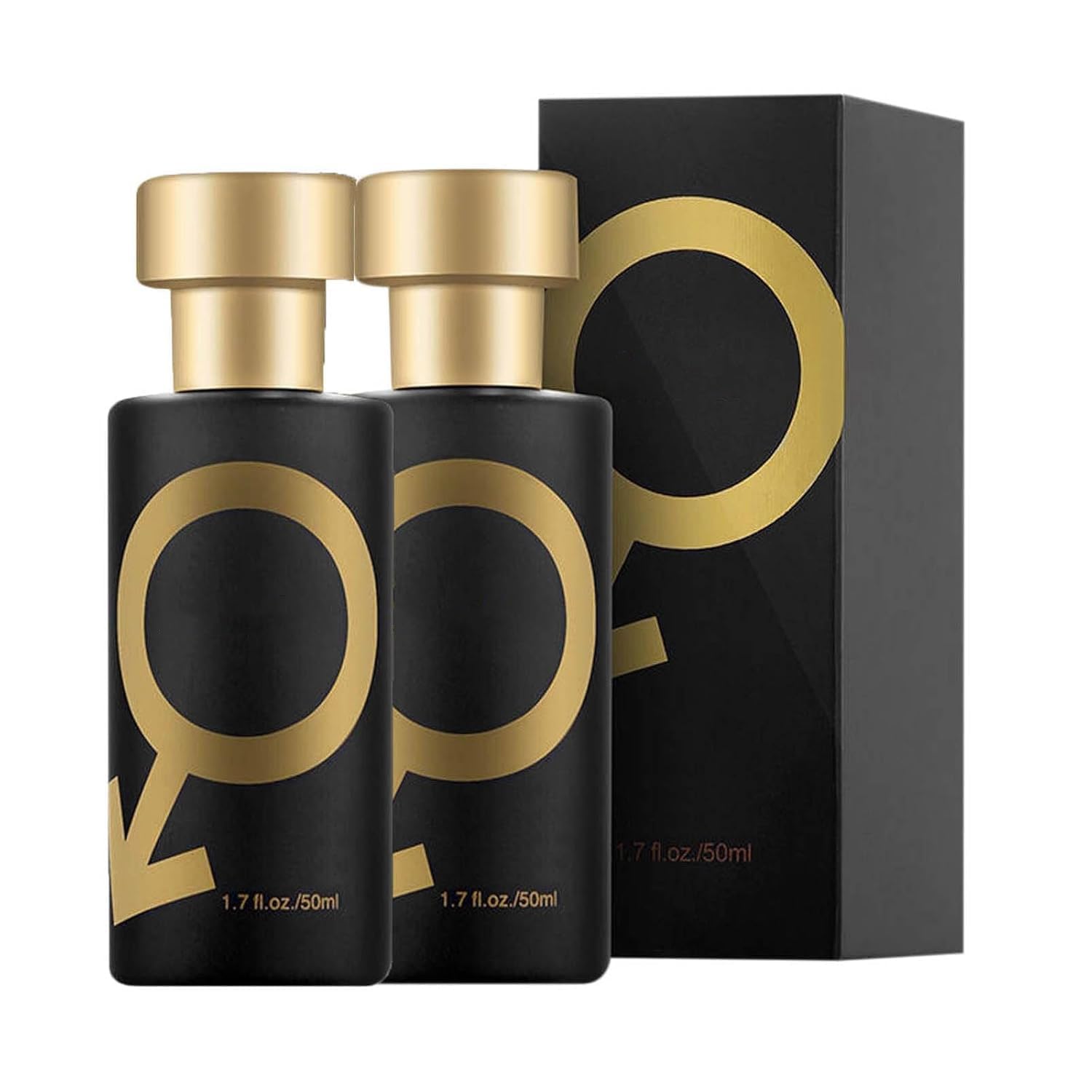 Cologne for Men Perfume, Pack of 2 Perfume for Men, Lu-re Her Perfume Spray to Attract Women, Romantic Glitter Perfume Spray for Men