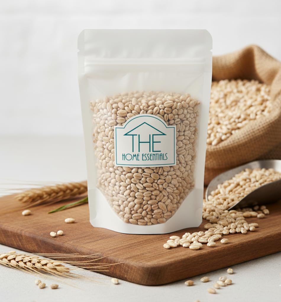 Brand - Pearl Barley (Jau) Whole Grain | High Fibre Superfood | Ideal for Weight Loss, Digestion & Heart Health | 1.6 kg Resealable Pack | Natural & Unpolished Barley Grain