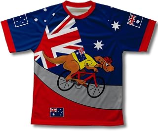 Australia Kangaroo Rider Technical T-Shirt for Men and Women