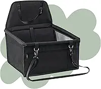 Assento Cadeirinha Pet para Carro Transporte Viagem de Cachorro e Gatos Capa Banco até 15kg Preto