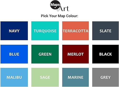 Miniatura 2 de Vermont Wall Map Print 8x10, Vermont State Map Poster 24x36, Handmade VT State Maps, Vermont Map Art Prints, Burlington, by Maps As Art