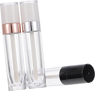 فوميز. 9 قطع انابيب فارغة من ملمع الشفاه، حاوية زجاجية صغيرة سعة 5 مل، انابيب ملمع شفاه قابلة لاعادة الملء، زجاجات عصا الشفاه، حاوية لون الشفاه، زجاجة ملمع الشفاه، بلاستيك