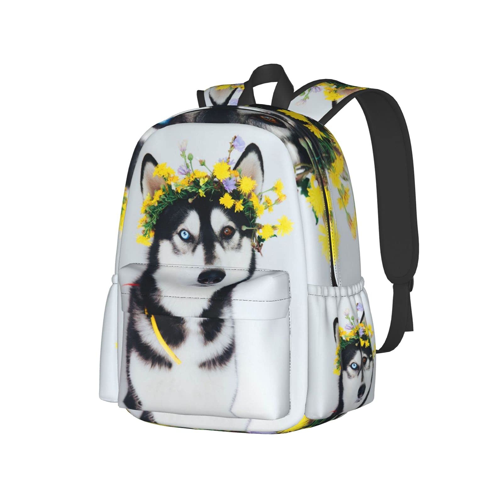 Sac à dos d'école Husky Puppy pour ordinateur portable 17 pouces - 8