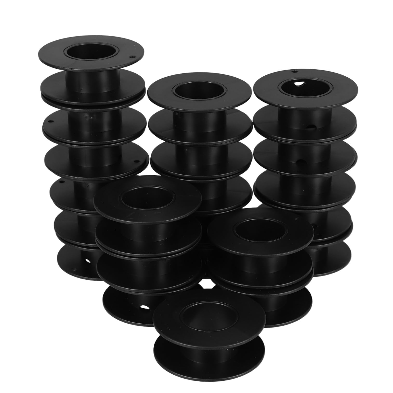 Angoily 20pcs Plastic Spool Organizer for Heating Wire Soldering Rope and DIY Crafts Durable Cord Storage Wheel for Efficient Winding and Tangle Workspace