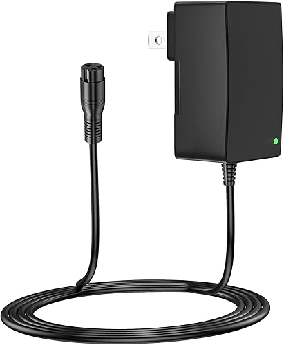 LIANSUM Cargador de repuesto de 24V 1.5A compatible con Razor MX350 Dirt Bike, batería de scooter eléctrico, Razor E100 E200 E300, MX400 Dirt