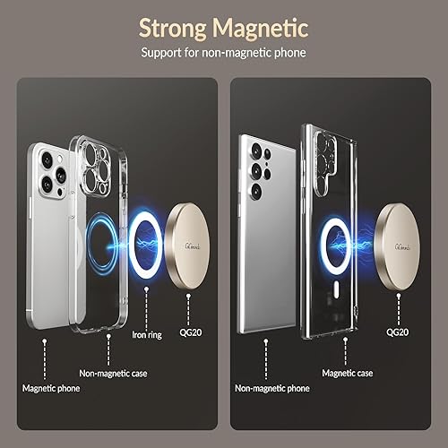 Miniatura 3 de GiGimundo GQ20 SSD portátil magnético USB-C ultradelgado de 1 TB  Max 20Gbps de alta velocidad, compacto y elegante unidad externa para Windows,