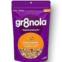 Vista 20 de gr8nola MANTEQUILLA DE MANÍ - Cereal de Granola Saludable, Bajo en Azúcar a Granel - Hecho con Superalimentos Maníes, Ashwagandha, y Semillas