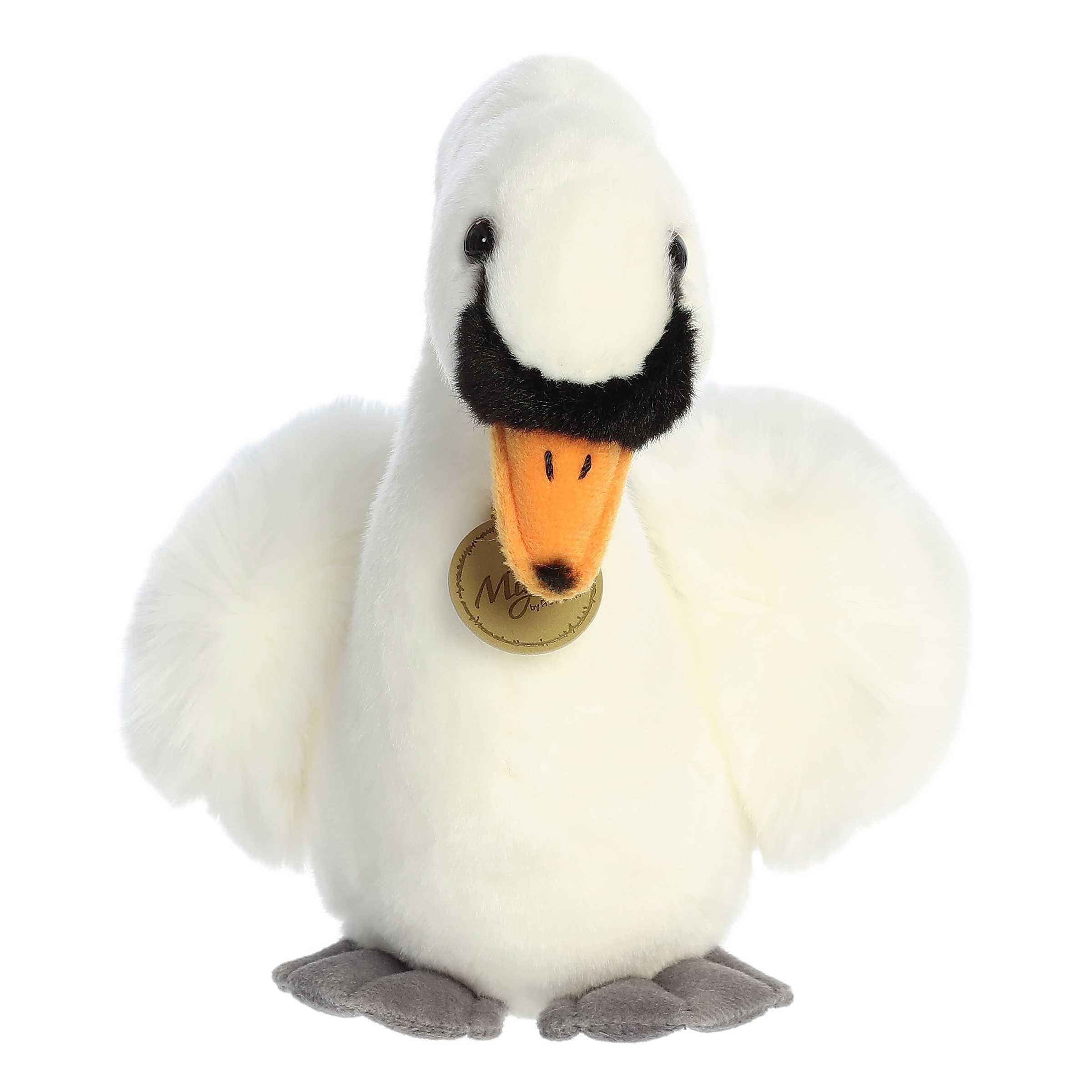 Aurora(r) Realistic Miyoni(r) Swan Stuffed Animal - Lifelike Detail - Cherished Companionship - White 11 Inches - Image 2