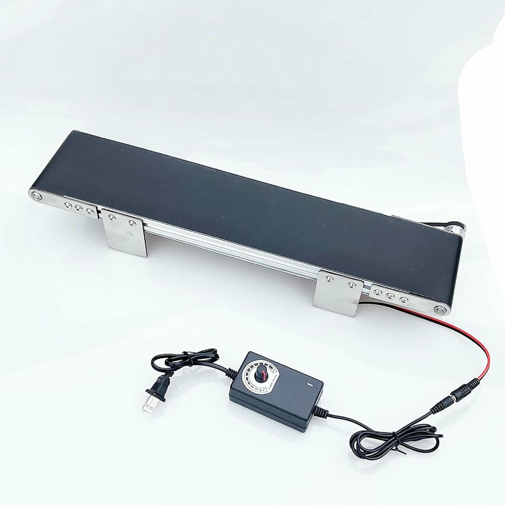 Cinta transportadora de escritorio metálica eléctrica de 49cm para flujo unidireccional