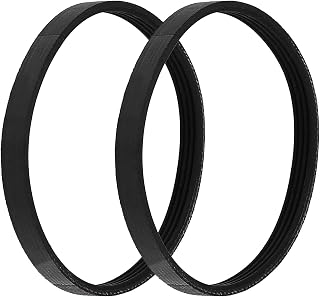 2x Drive Belt 4EPH205 205mm Circumference Rubber Black Closed Loop Compatible with Shark Power Nozzle NV801UK Shark AZ910UKT AZ910UK Vacuum Cleaner