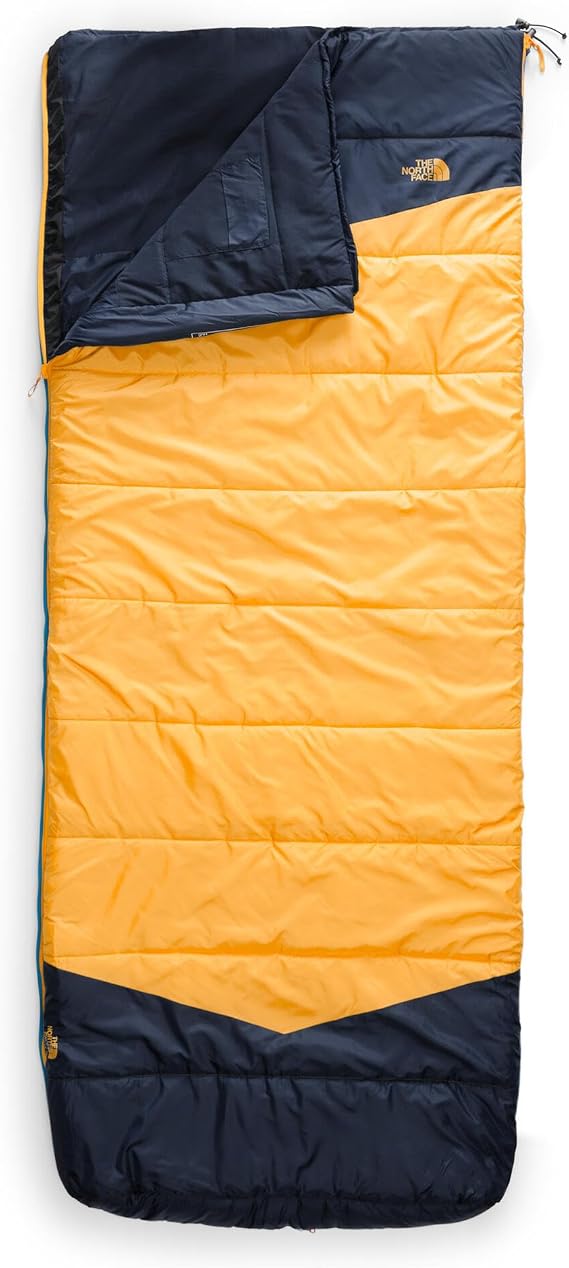 The North Face Sleeping-Bags Dolomite One 15F / -9C, 3-in-1 Insulated Sleeping Bag | Water Repellent, Rectangular Shape, Fleece Lined Mid Layer