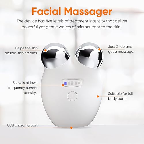 Miniatura 8 de Dispositivo facial de microcorriente, dispositivo microsculpt inteligente para cara, máquina reductora de mentón doble, antienvejecimiento,