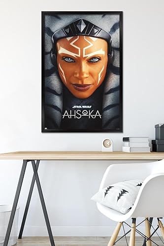 Miniatura 6 de Trends International Star Wars Ahsoka - Póster de pared de una hoja, 34 pulgadas de largo x 22.4 pulgadas, versión enmarcada en negro