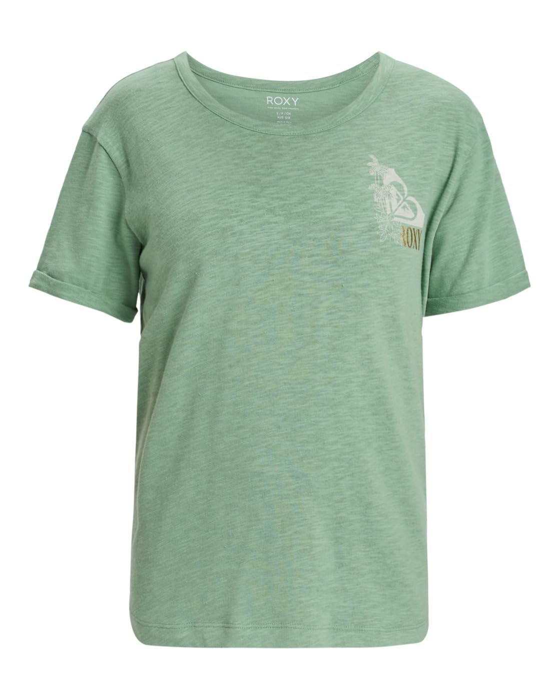 Roxy Womens Oceanwave Regular T-Shirt, Basil, XS EU