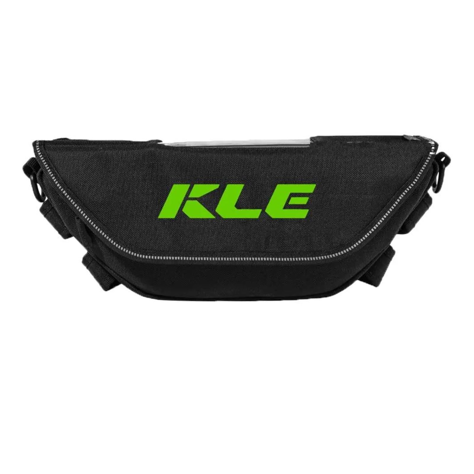 Für KLE 500 Kle Kle500 Aufbewahrungstasche FüR Motorradlenker(Black9-with Logo)