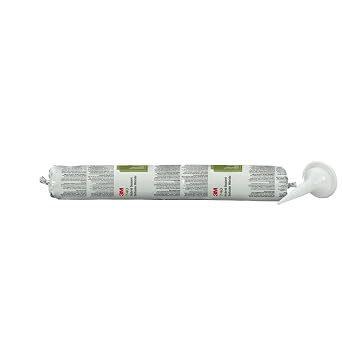 3M Adhesive Sealant 740 UV, Gray, UV Resistant, Flexible Bonds, Easy to Use, 600 mL Sausage Pack, 1 Each