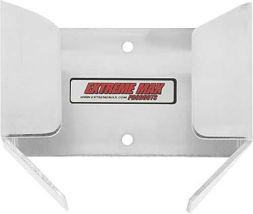 Extreme Max 5001.6199 - Soporte grande de aluminio para montaje en pared para remolque de carreras, garaje, tienda, remolque cerrado, transportador
