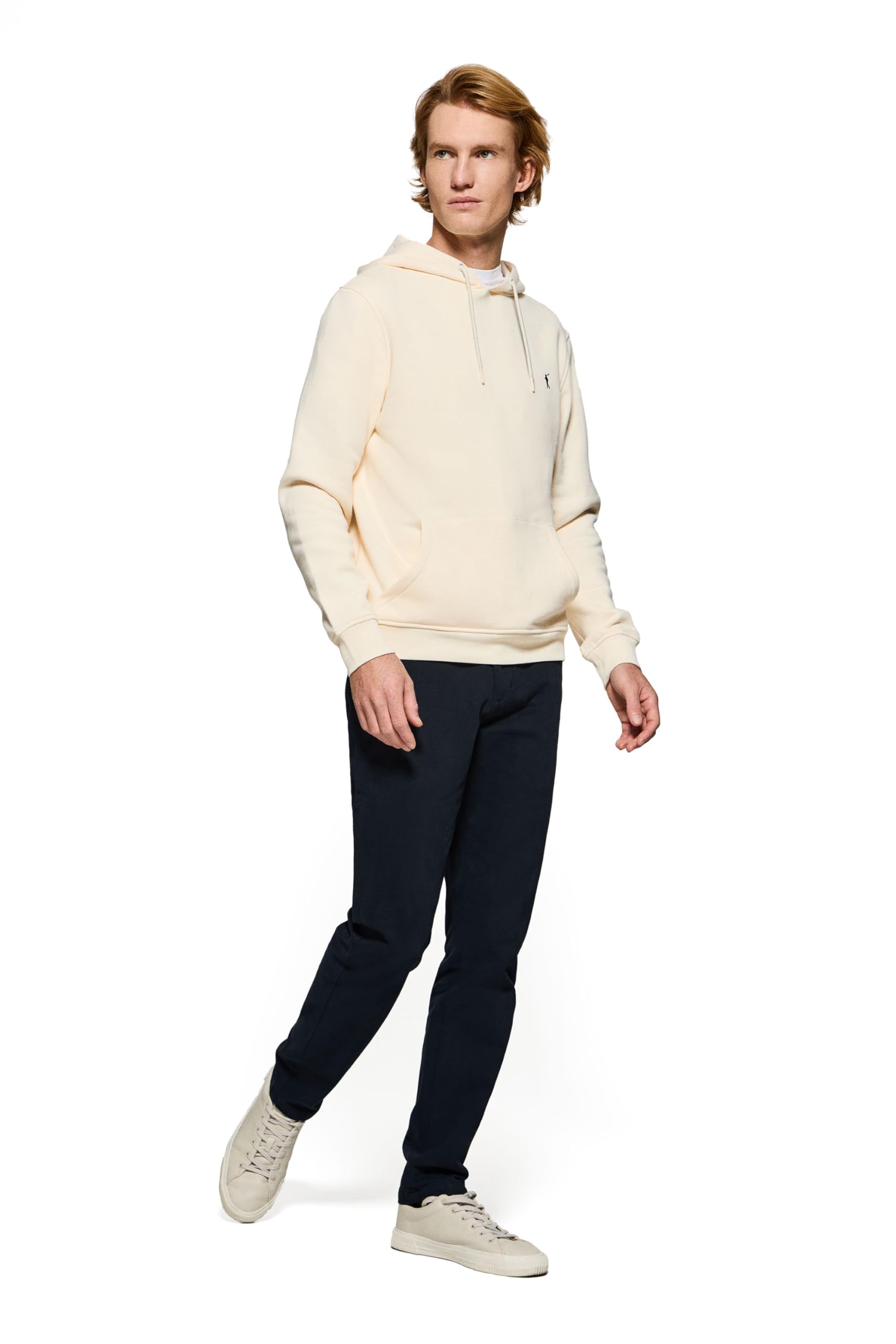 Polo Club Felpa con Scollo Tondo e Logo Ricamato da Uomo - 100% Cotone - Maglia a Maniche Lunghe