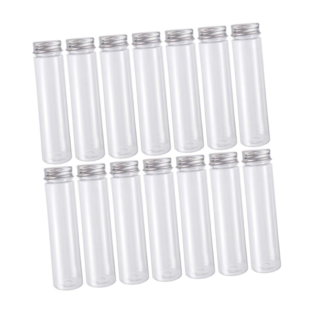 NAMOARLY 30pcs Candy Tube Bottle Chemistry Test Tube Groaning Tube Test Tubes Clear Tube Bottles Science Test Tube Storage Tubes with Caps Mini Candy Bath Salt Tube Pet Plastic