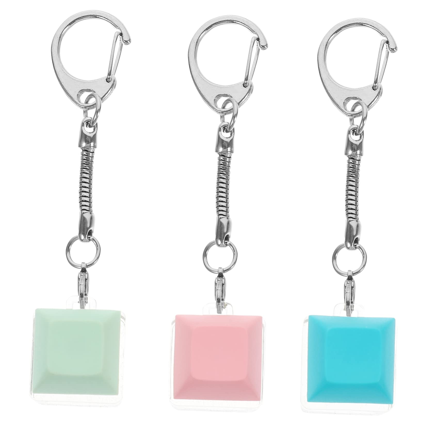 BESPORTBLE Prova Teechain ​​albero Sottile Tastiera Portachiavi Catena Chiave Decorazione Chiave Keeychain Titolare Delle Chiavi Carina Key Chain Ciondoli Per Borsa Acrilico