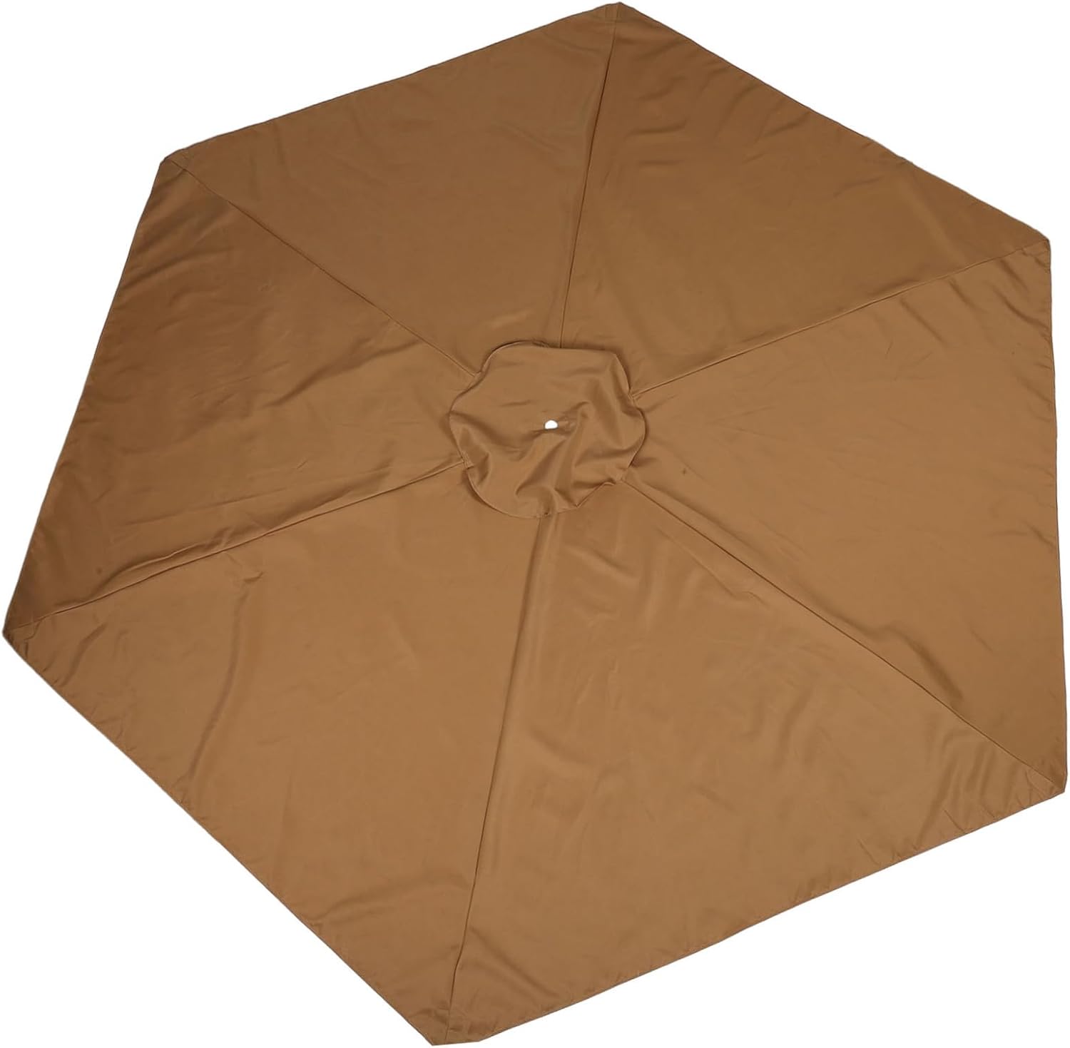 POPETPOP 1pc Umbrella Canopy Replacement Rib Outdoor Patio Umbrella Cover for Use Water-Resistant Sunshade Canopy Easy to Install Khaki