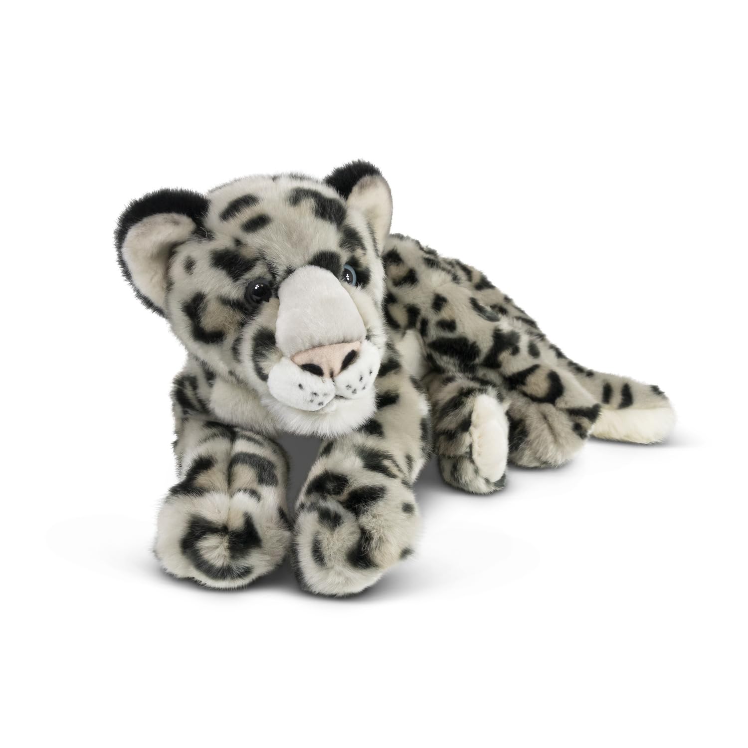 ANIMIGOS WORLD OF NATURE Tobar SNOW LEOPARD Plush Toy, Assorted Colours, Medium - Image 3