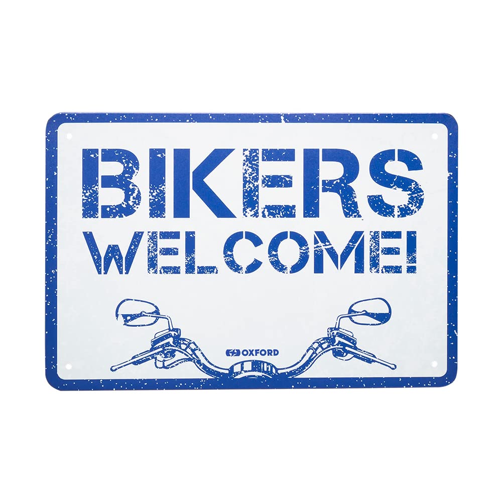 Oxford Products Motorcycle Metal Sign. Garage, Shed, Workshop.