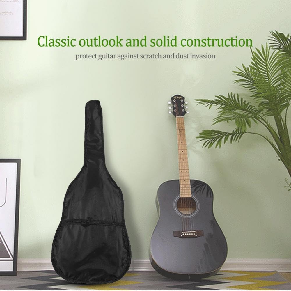 Alomejor guitar case,protective,guitar bag,38 inch for musicians students travelers performers
