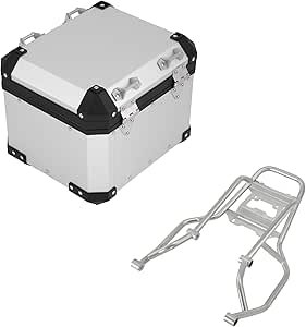 Luocute 38L Motorrad Top Case - Wasserdichte Gepäckbox Mit Schloss