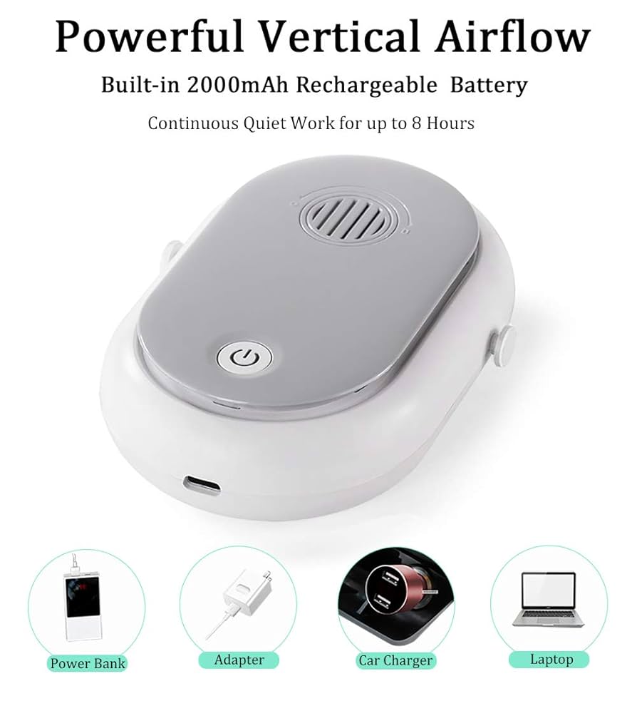 Amazon | 首掛け扇風機 携帯扇風機 首かけ 扇風機 小型 静音