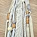 Nutty Natte Handmade Boho Dreadlock Hair Accessories: Ties, Clips, Barrettes, Braiding Beads, Pins, Extensions, Tassels, Ponytail Holders for Women (White)