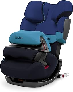 Cybex 514110003 Silver Pallas-Fix Silla de Coche Grupo 1/2/3, 2 en 1, para Niños, Azul (Blue Moon)
