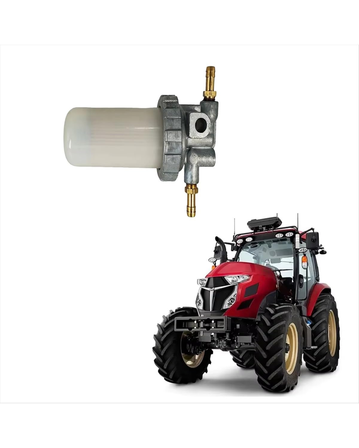 Para Yanmar Tractor 122 142 169 Conjunto Válvula Filtro Combustible Pequeño | Válvula de filtro de combustible pequeña para Tractor Yanmar 1100 1110 1300 1700 2000 F16 FX16 A 724160-55200
