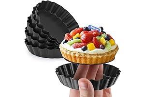 Gutsdoor Mini Tart Pan:Bake Delish Cookie Cups with Removable Bottom