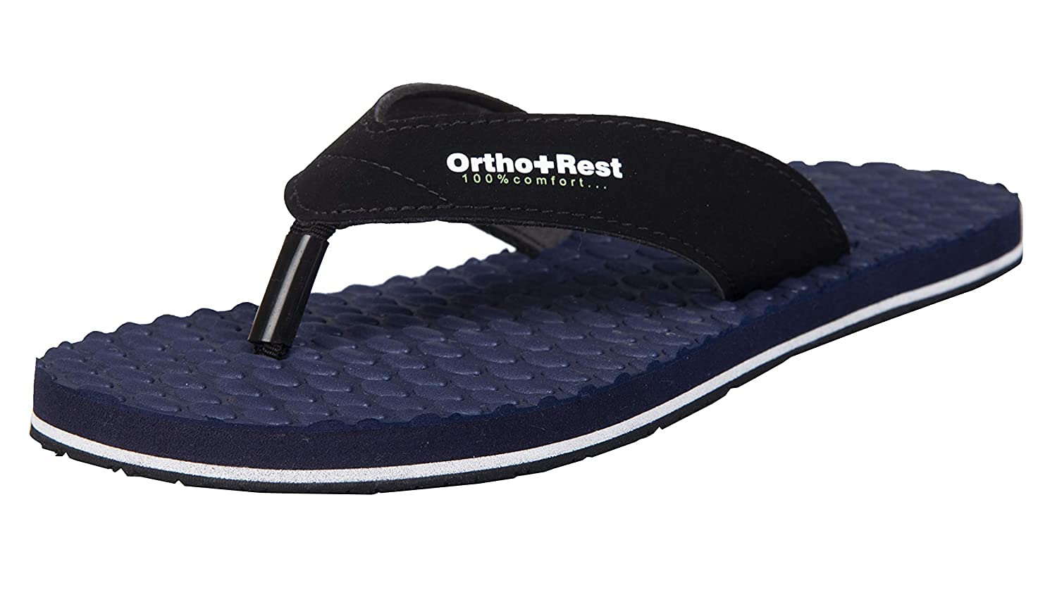 Ortho + RestMen's Comfortable Extra Soft Ortho Doctor Slippers | Orthopedic Care MCR Chappal | Casual Flip Flops Footwear for Home Daily Use