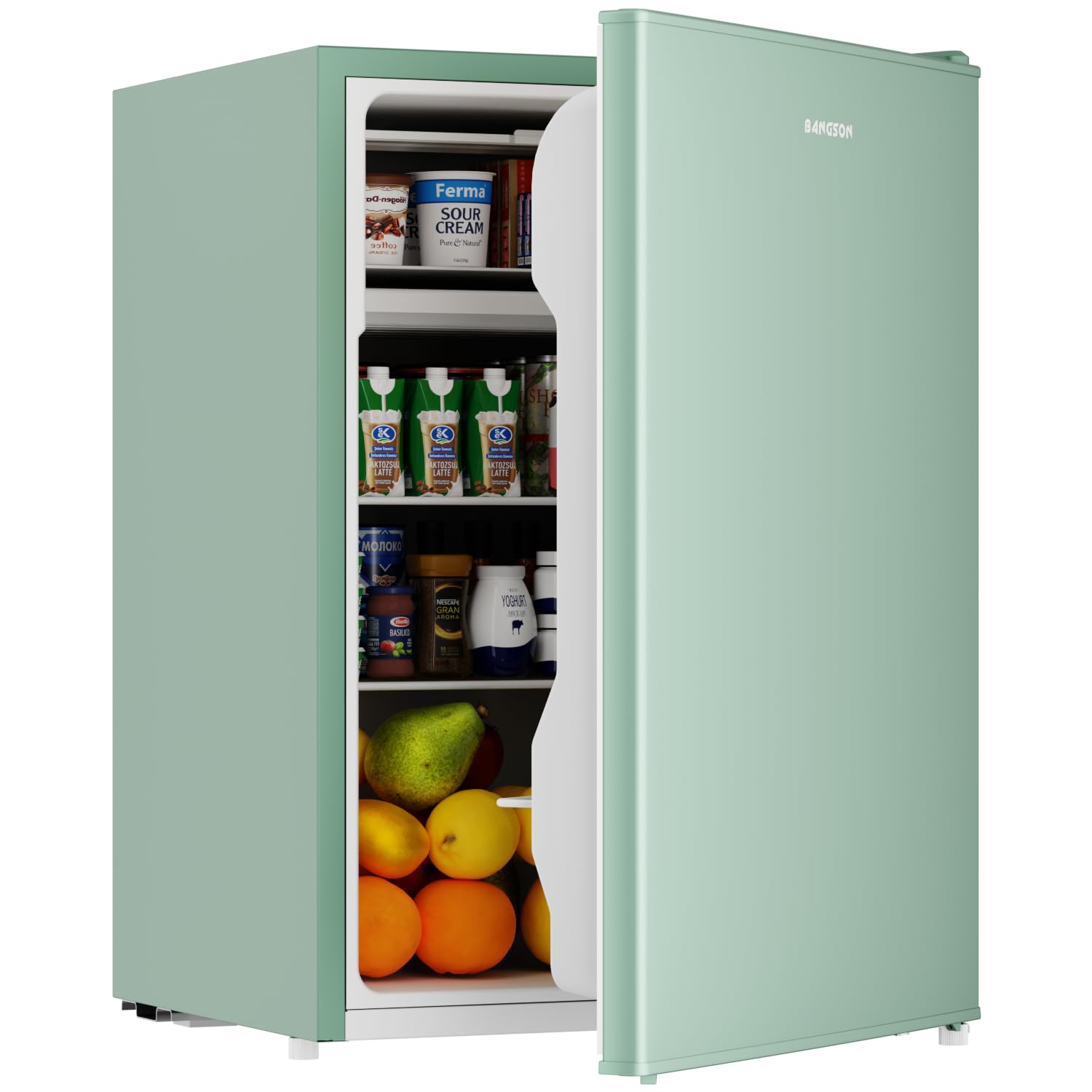 Bangson 2.6 cu ft Compact Freezer Green