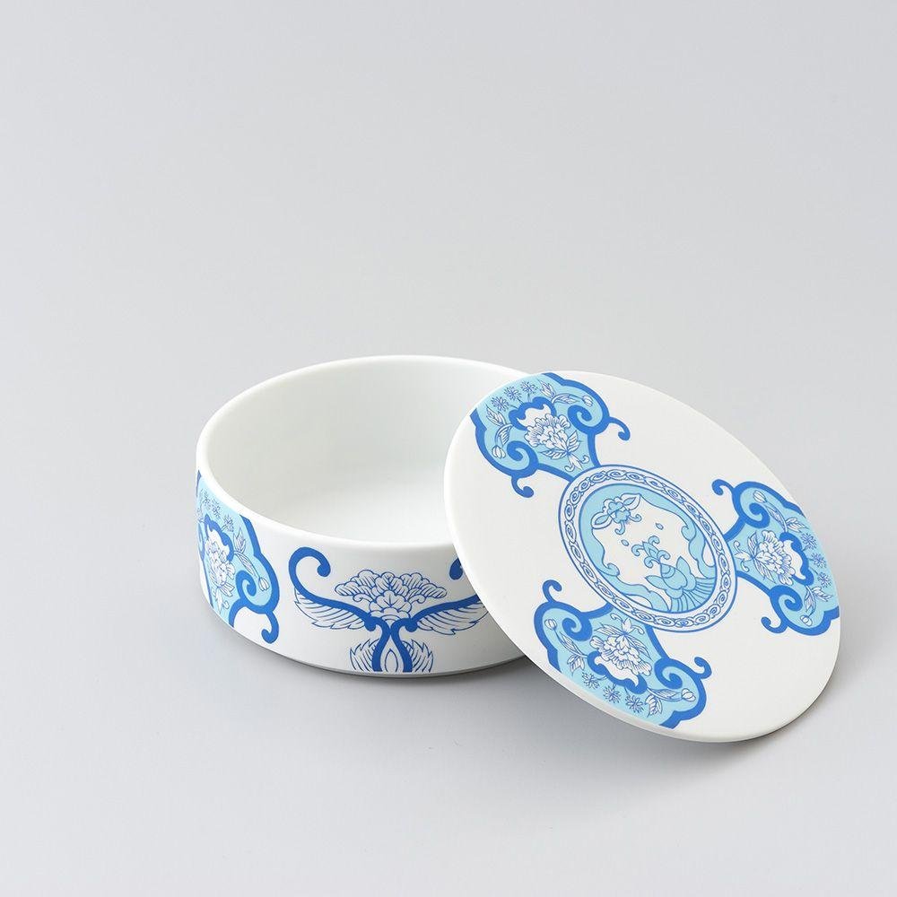 Amazon | ARITA PORCELAIN LAB 二段重 直径125×高さ90mm JB古伊万里草