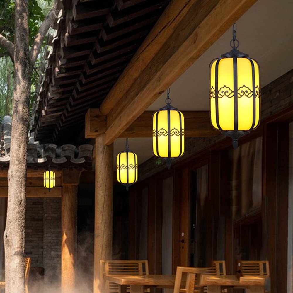 Lampa zewnętrzna Lampa wisząca ogrodowa Brama Przedpokój Balkon Lampa wisząca Latarnia Wodoodporna antykorozyjna Korytarz Alejek Dziedziniec Przednie drzwi Lampy sufitowe