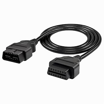 CERRXIAN 4.9ft 1.5m OBD-II OBD2 16 Pin Male to Female Extension Cable Adapter for Diagnostic Scanner and Most OBD2 Diagnostic Tool