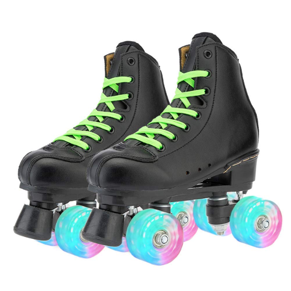 Buy Ylight Roller Skates Adult Ice Skates Double Row Four Wheel Skates