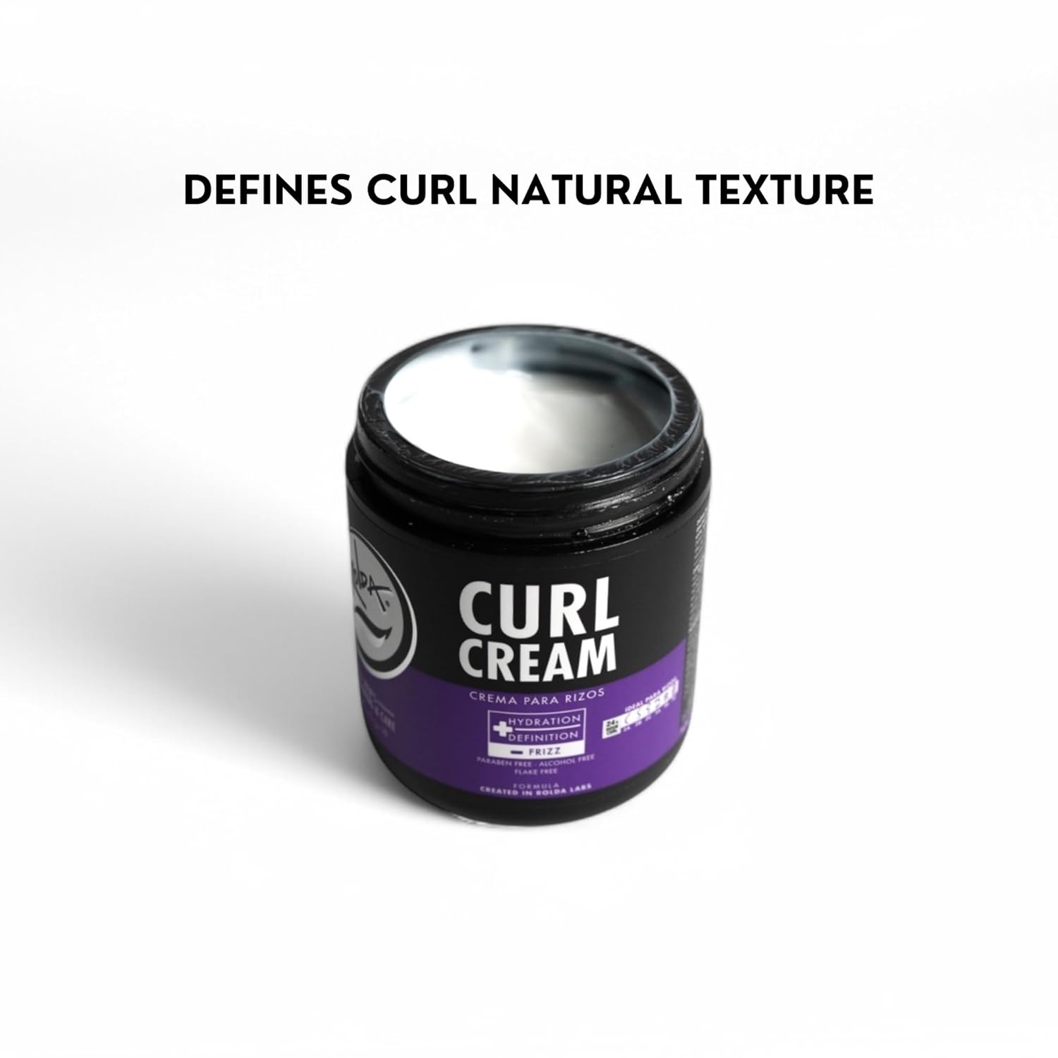 Rolda Curl Cream - Curly Hair Products for Men - Anti Frizz Curl Defining Cream with Oil Blend - Hydrates, Enhances Shine & Texture - Nourishes & Softens Strands - Non-Greasy & Lightweight (35.2 oz)