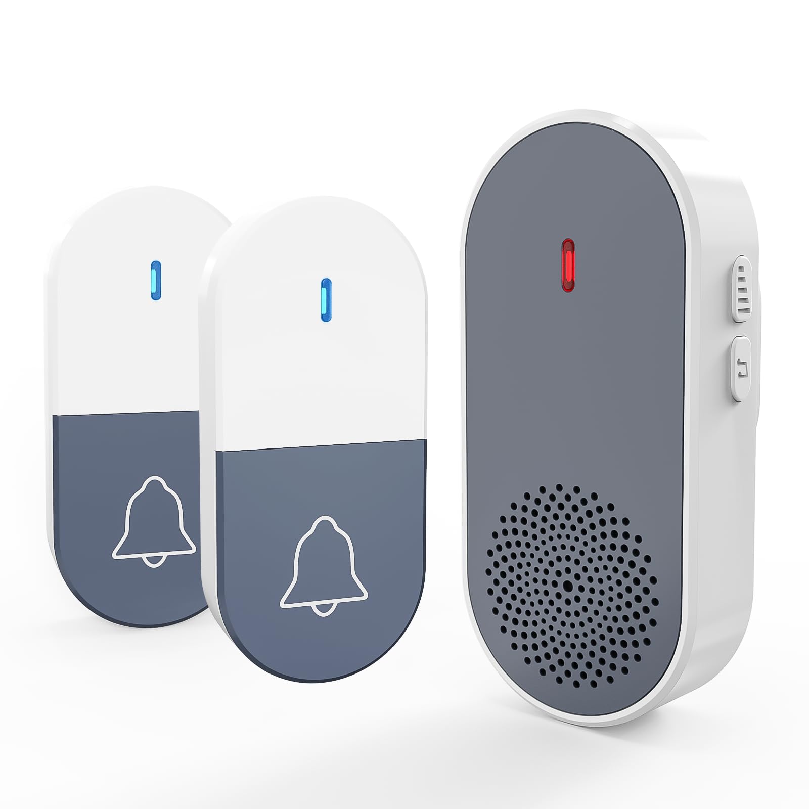 Photo 1 of **FOR PARTS/ NON FUNCTIONAL*** WARROXIDE Wireless Doorbell with 2 Buttons, Classroom Doorbell for Classroom Easy to Install with 36 Chimes & 5 Volume Levels Loud Enough LED Flashing for Kids Room Office Battery Operated