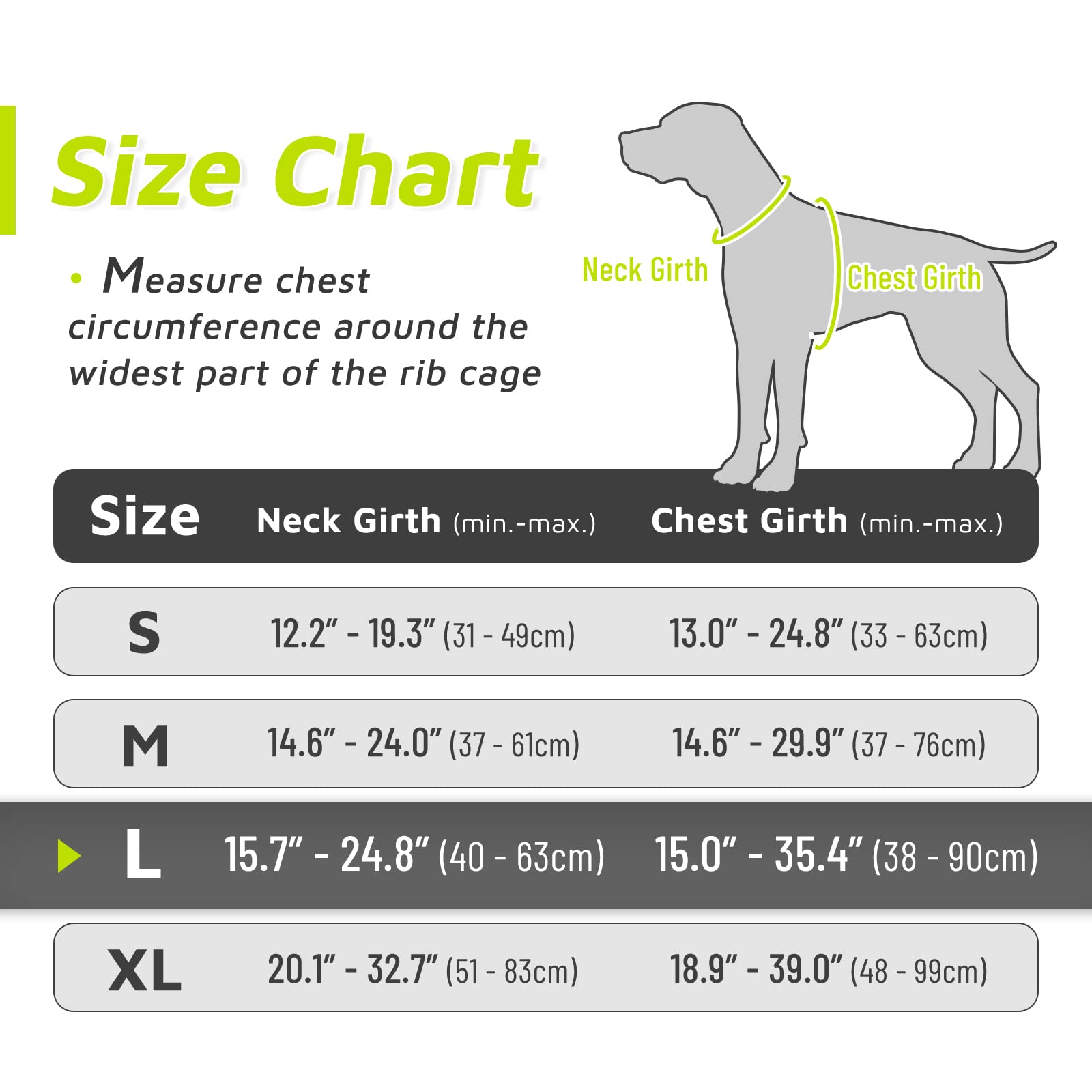 Eagloo Pettorina Cane Taglia Grande, Pettorina ad h, Pettorina Antifuga Cane, Pettorina Anti Tiro per Cani con Doppio Gancio, Imbracatura Robusto e Regolabile per Addestramento Passeggiate, L, Verde