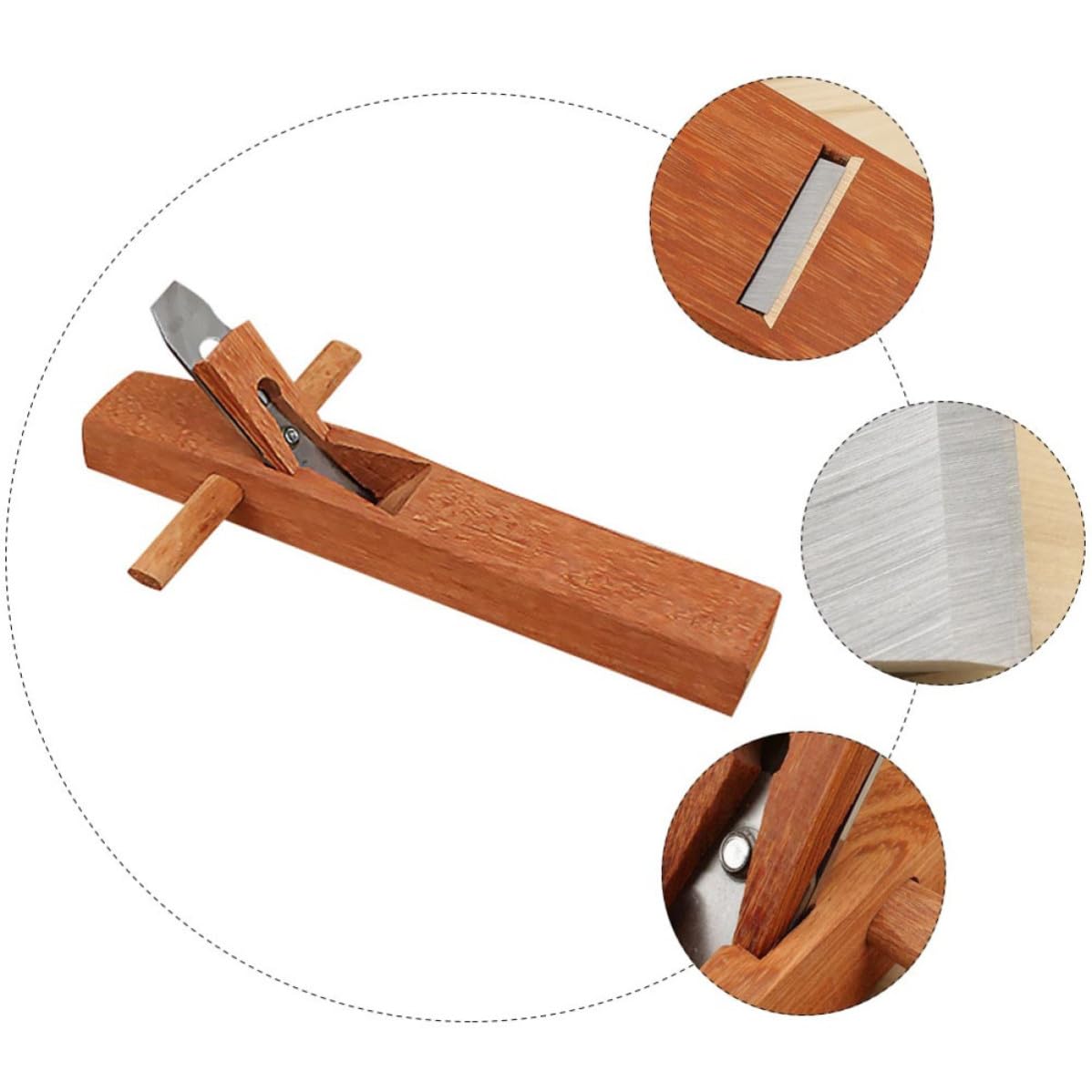 Cepilladora de Madera Manual para Carpintería, Acero y Madera