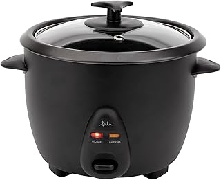 JATA JEAR2510 Electric Rice Cooker, 1 Litre Capacity, 400 W. Functions: Cooking and Heat Retention, Removable and Non-stic…