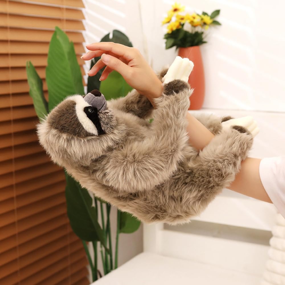 ISAKEN Grande Bradipo Animale di Peluche, Morbido Giocattolo di Peluche Bradipo Animali Morbidi di Peluche, Cuscino da Abbracciare per il Corpo per Bambini Ragazza Ragazzo e Amici