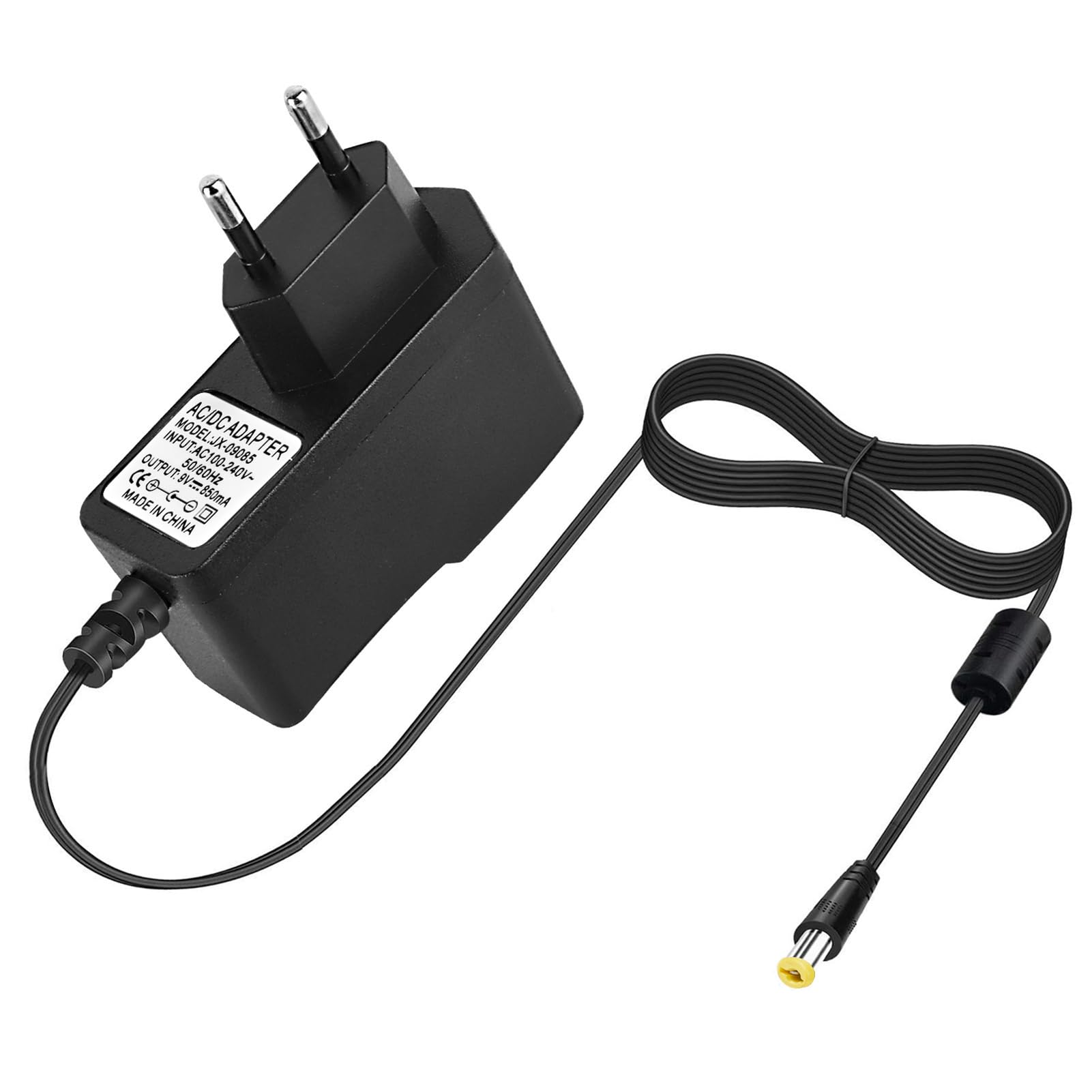 Alimentatore DC 9V 1A Con Spina 5.5x2.5mm - Adattatore Per Caricabatterie Vari